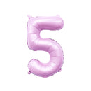 Giant Pastel Pink Mylar Foil Number Balloons (32 Inches)