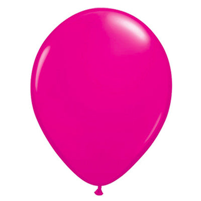 Premium Magenta Latex Balloon Packs (5", 11”, 16”, 24" and 36”)