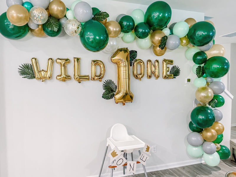 Wild One Balloon Arch - Safari Balloon Garland Kit