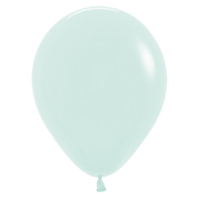 Premium Pastel Green Latex Balloon Packs (5", 11”, 16”, 24”, and 36”)