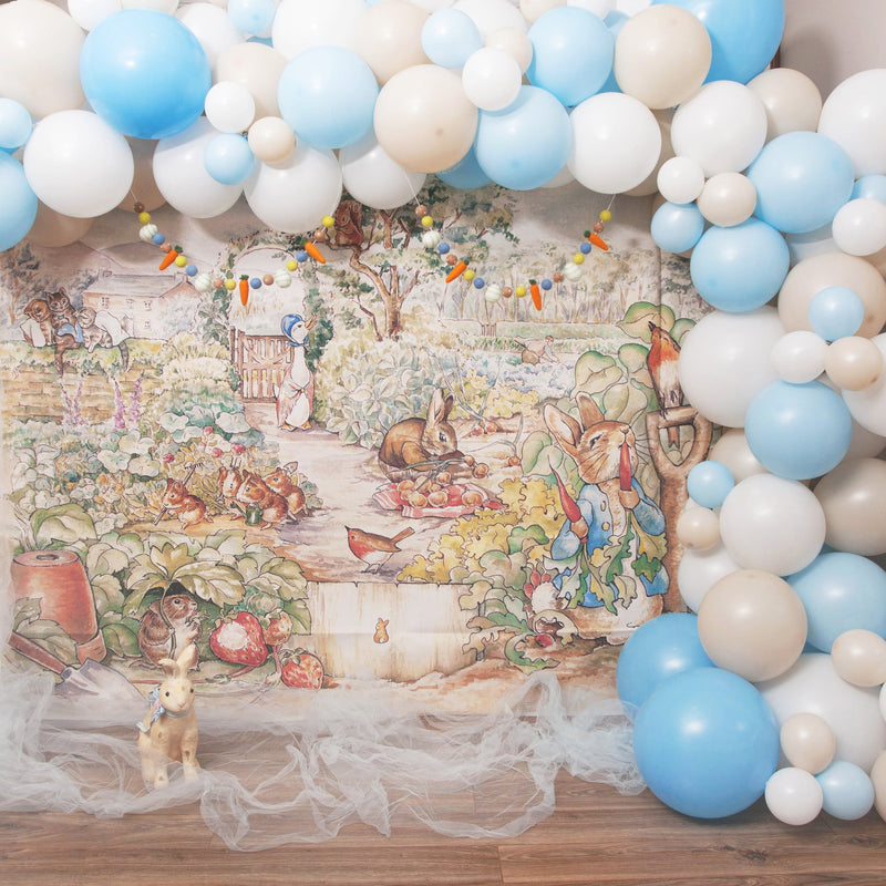 Classic Peter Rabbit Storybook Backdrop - 5x7 Feet