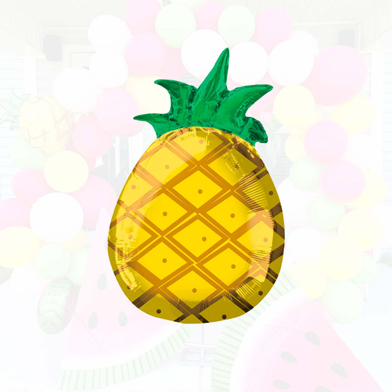 Tropical Pineapple Mylar Foil Balloon (18 Inches)