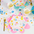 Flower Pastel Pink Paper Napkins (Set of 16)