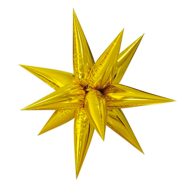 26" Gold Starburst Cluster Balloon