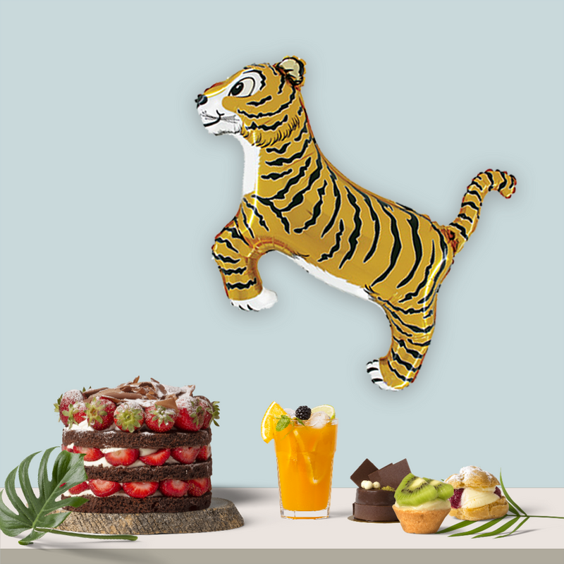 Giant Safari Tiger Mylar Balloon (41 Inches)