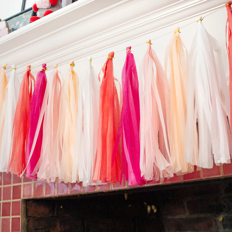 Tropical Paper Tassel Tail - Tassel DIY Garland Kit