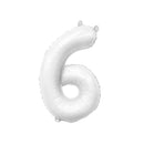 Giant White Mylar Foil Number Balloons (32 Inches)
