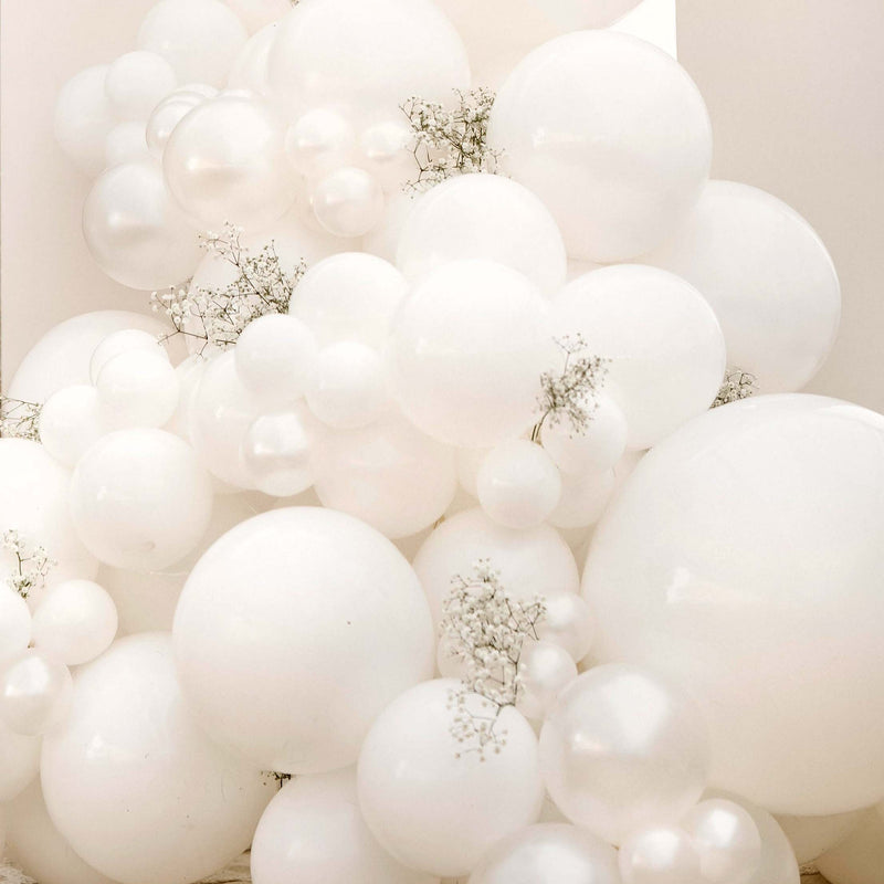 All White Balloon Arch - Balloon Garland Kit